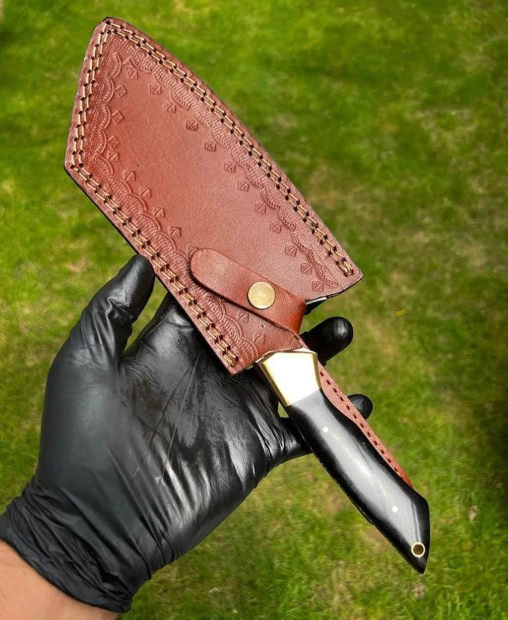 Custom Handmade D2 steel Cleaver Knife