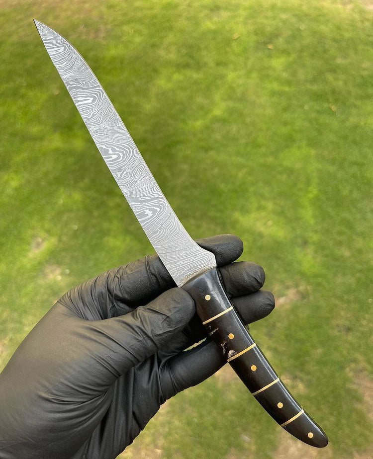 Custom Handmade Flexible Damascus Steel Fillet knife
