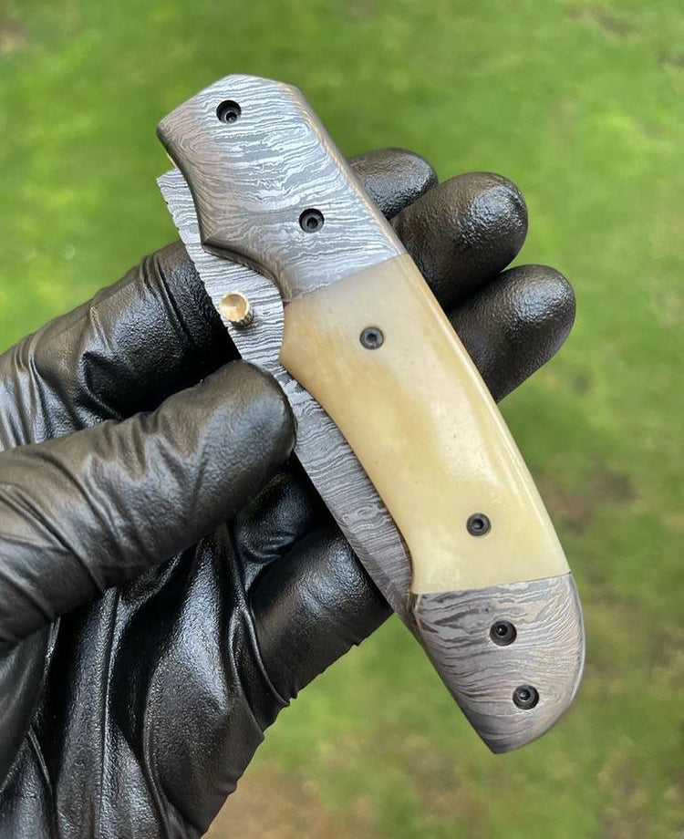 Folding pocket Damascus Blade EDC Folding Pocket Knife