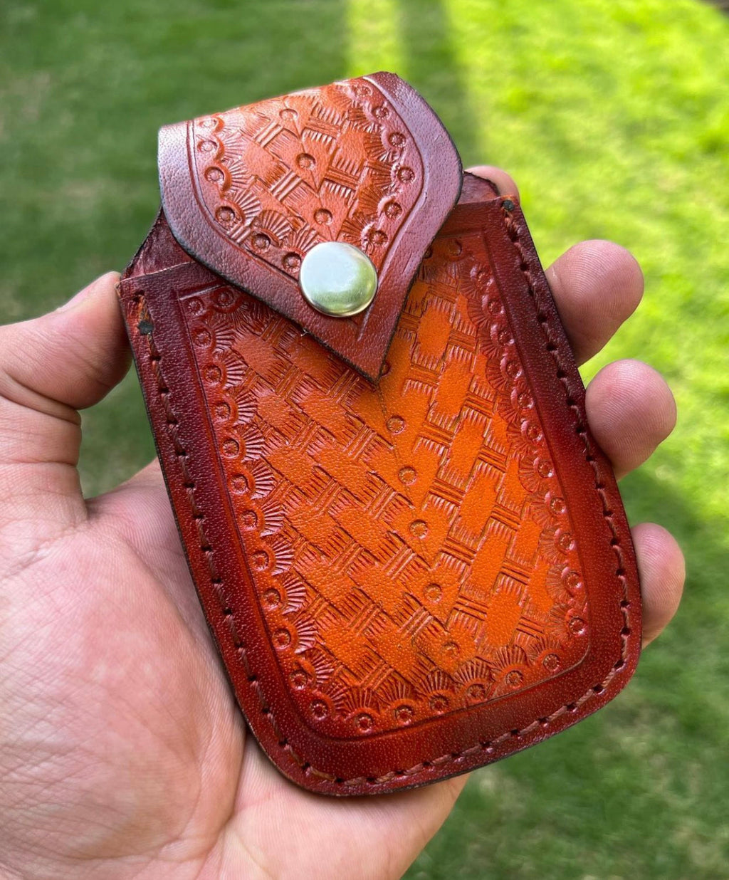 Custom Handmade Damascus steel Blade EDC Folding Pocket Knife