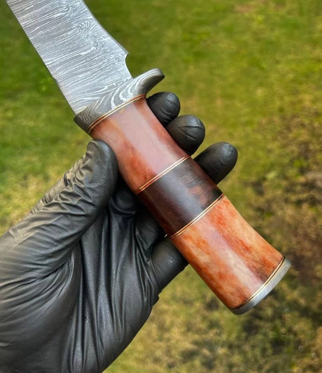 Damascus Steel Hunting Knife