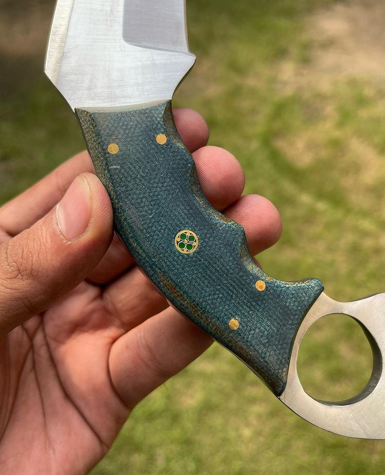 Handmade D2 steel karambit knife