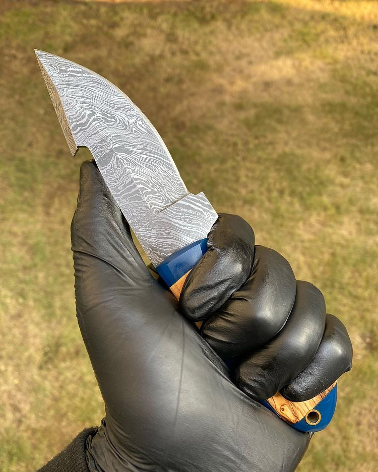 Camping knife Handmade Damascus Steel Hunting Knife