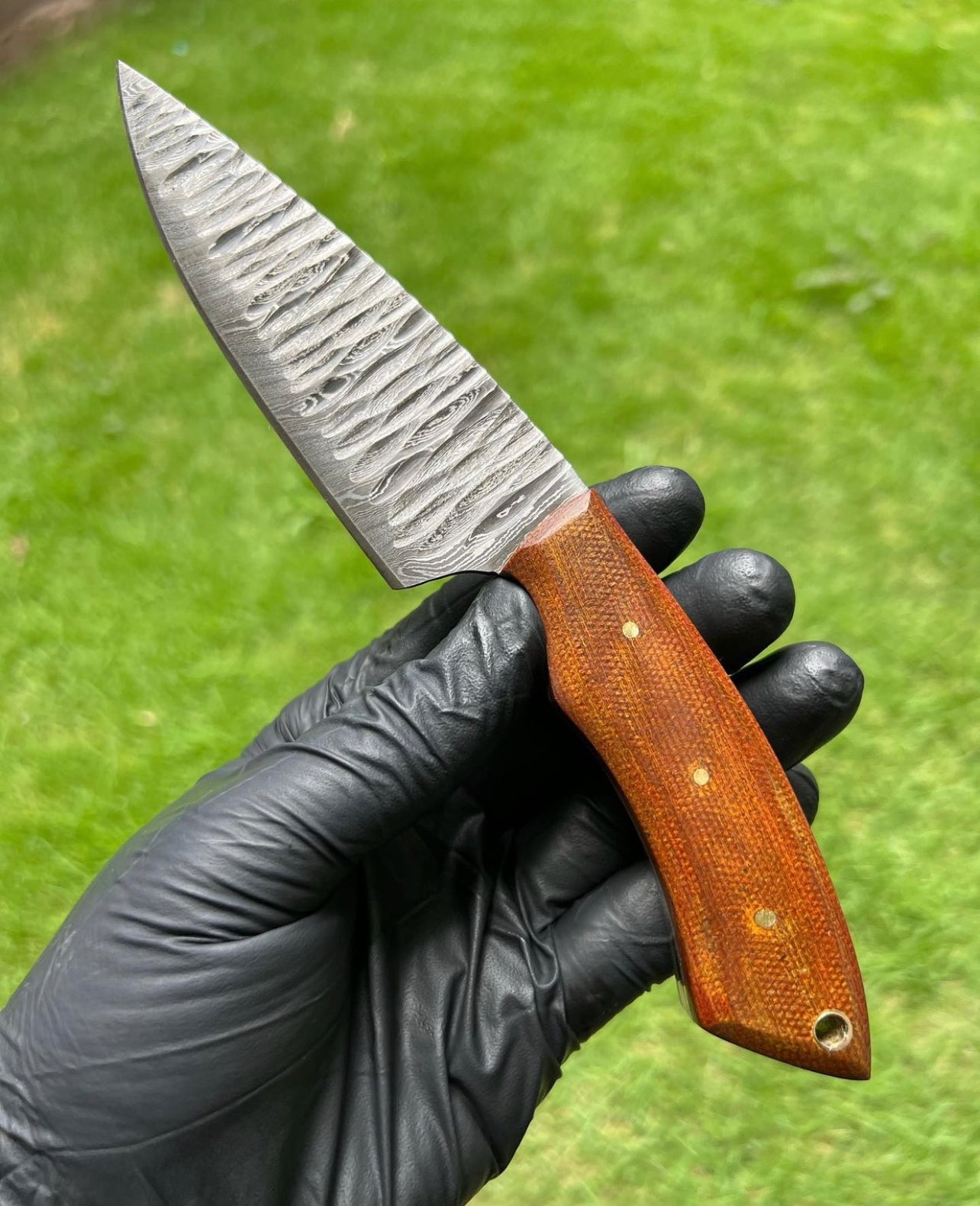 Handmade Damascus Steel Hunting Knife