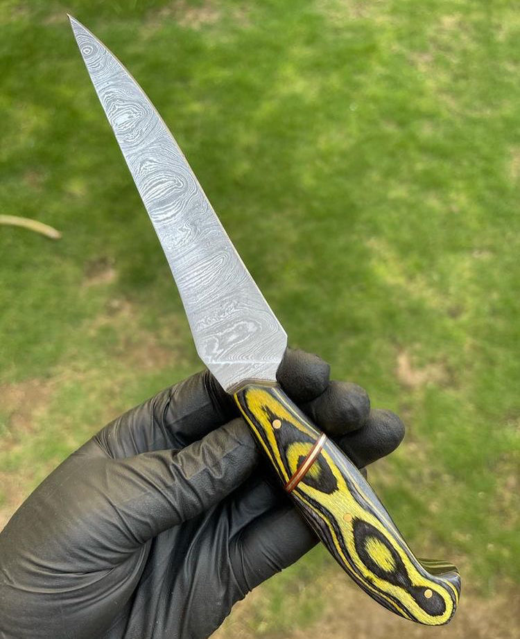 Custom Handmade Flexible Damascus Steel Fillet knife