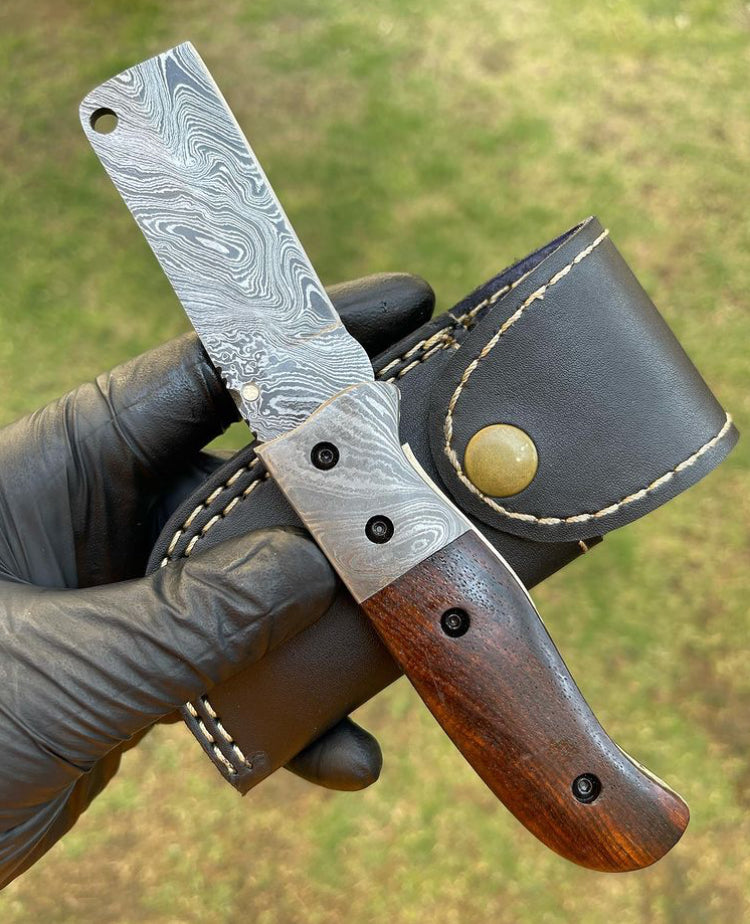 Damascus Folding Blade EDC Pocket Knife