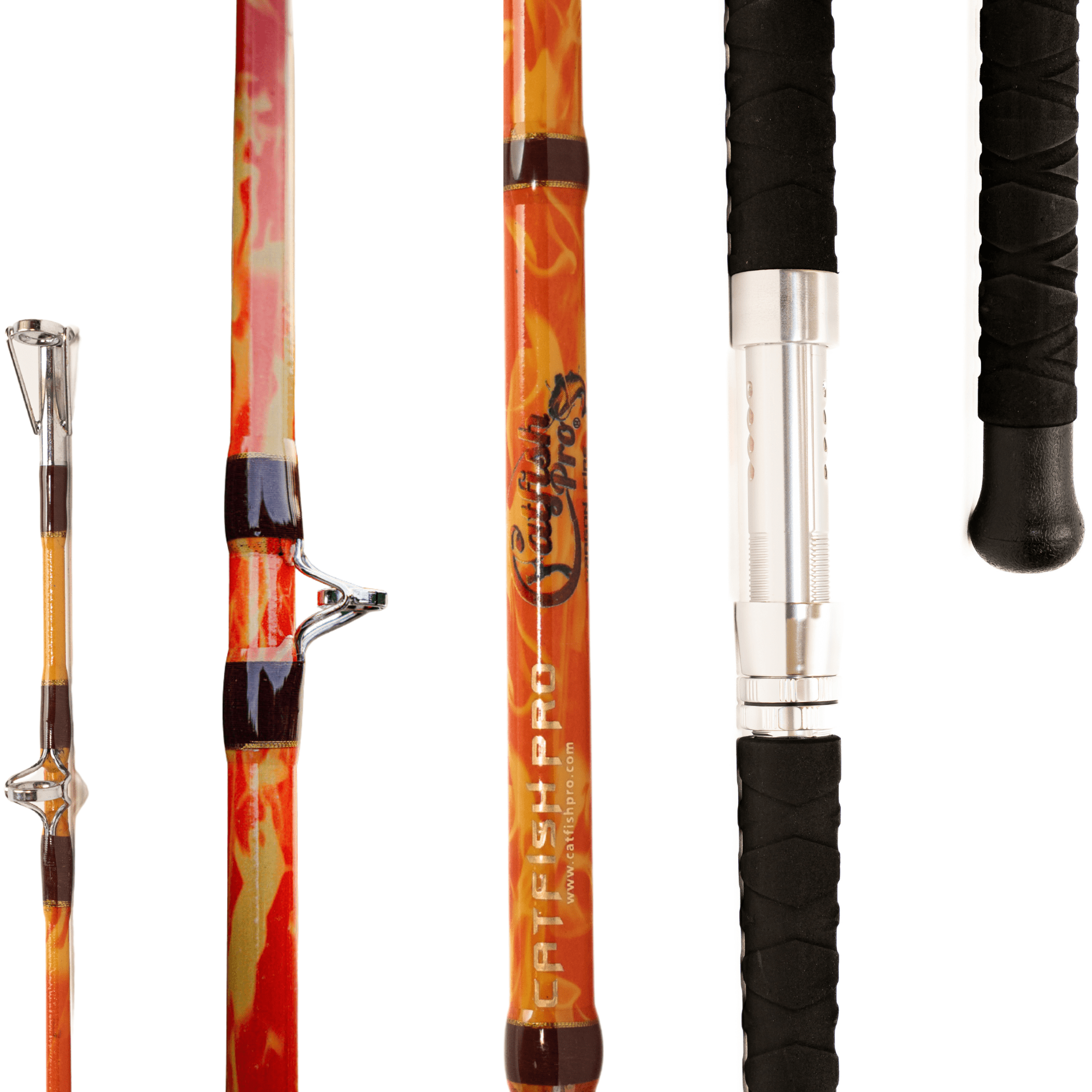 Orange Dragon Fire Spinning Glow Rod