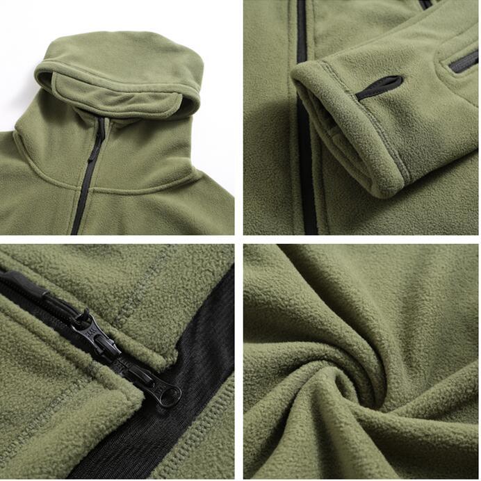 Outdoor Tactical Fleece Jacket Lightweight