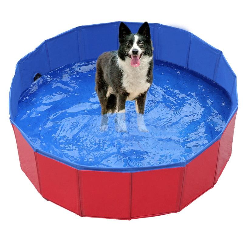 Portable Dog Swimming Pool Pet Bath Tub Foldable Leak-proof