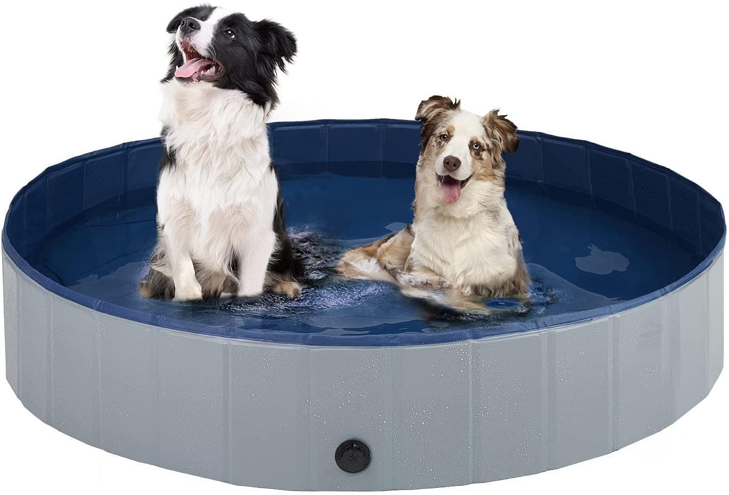 Portable Dog Swimming Pool Pet Bath Tub Foldable Leak-proof