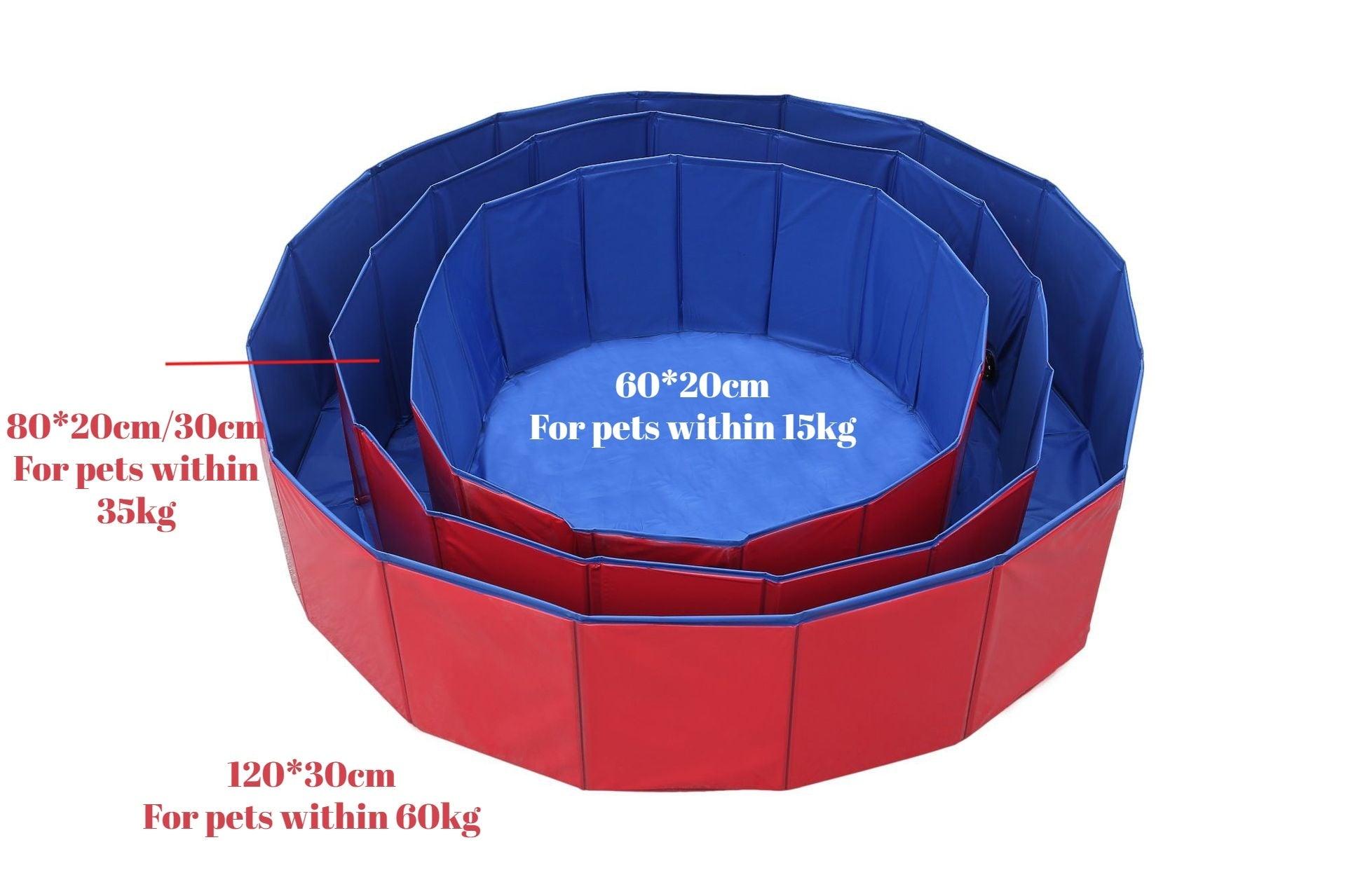 Portable Dog Swimming Pool Pet Bath Tub Foldable Leak-proof