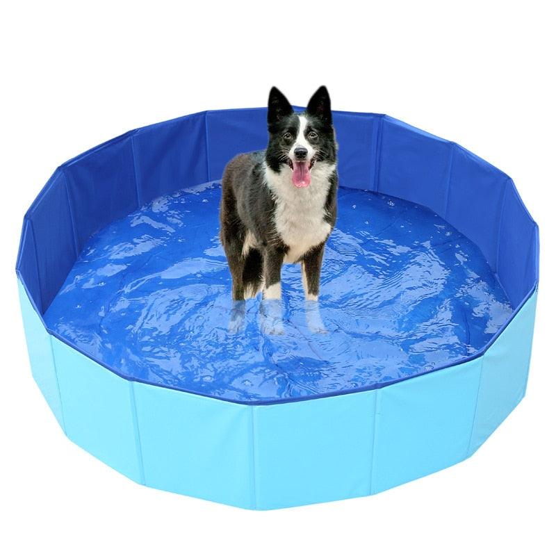 Portable Dog Swimming Pool Pet Bath Tub Foldable Leak-proof
