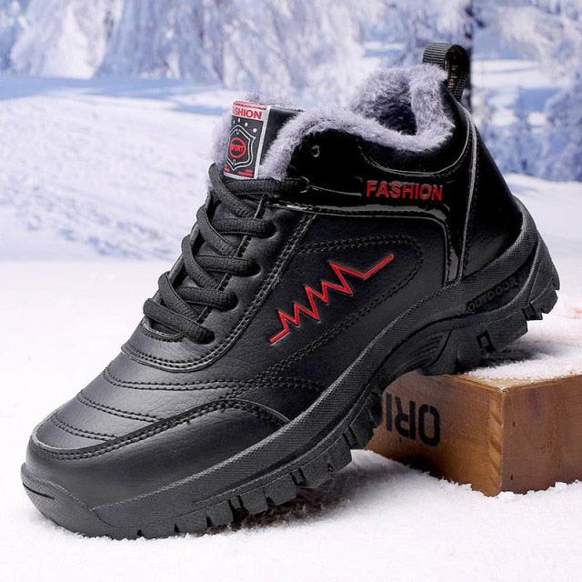 Winter Womens Mens Boots Shoes Plush Warm Sneakers Outdoor Waterproof