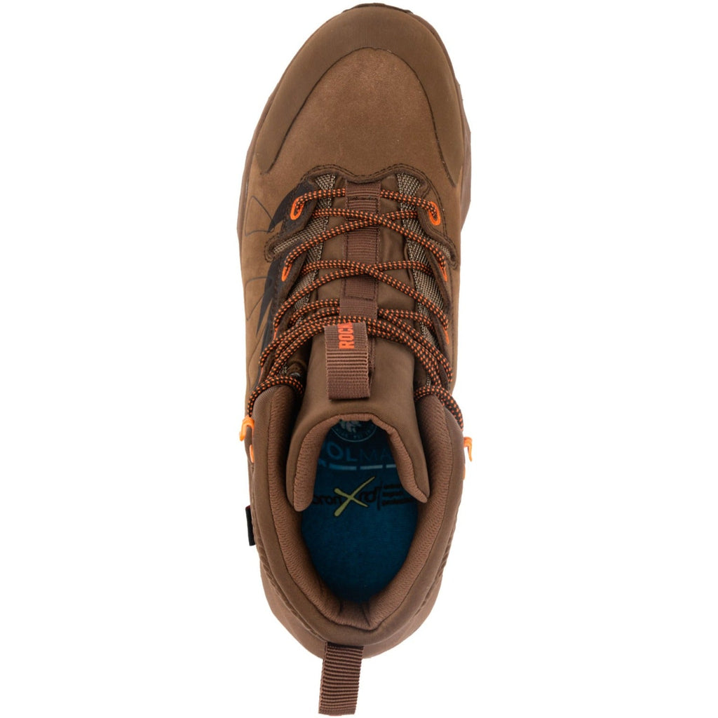 ROCKROOSTER Farmington Brown 6 Inch Waterproof Hiking Boots with VIBRAM® Outsole