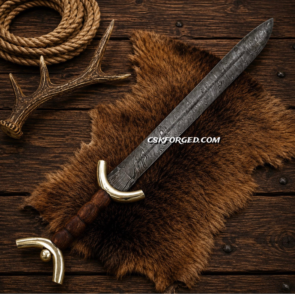 Gladius Sword Damascus Steel Roman Legionary Collectible Sword