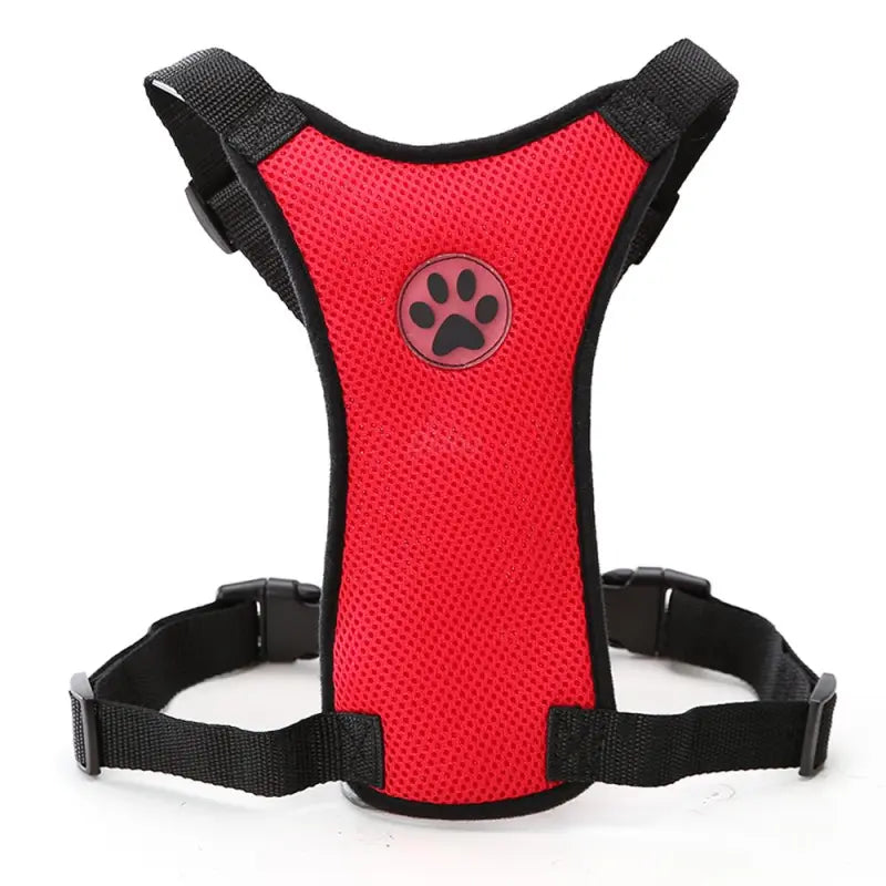 Dog  Breathable mesh chest straps for car safety