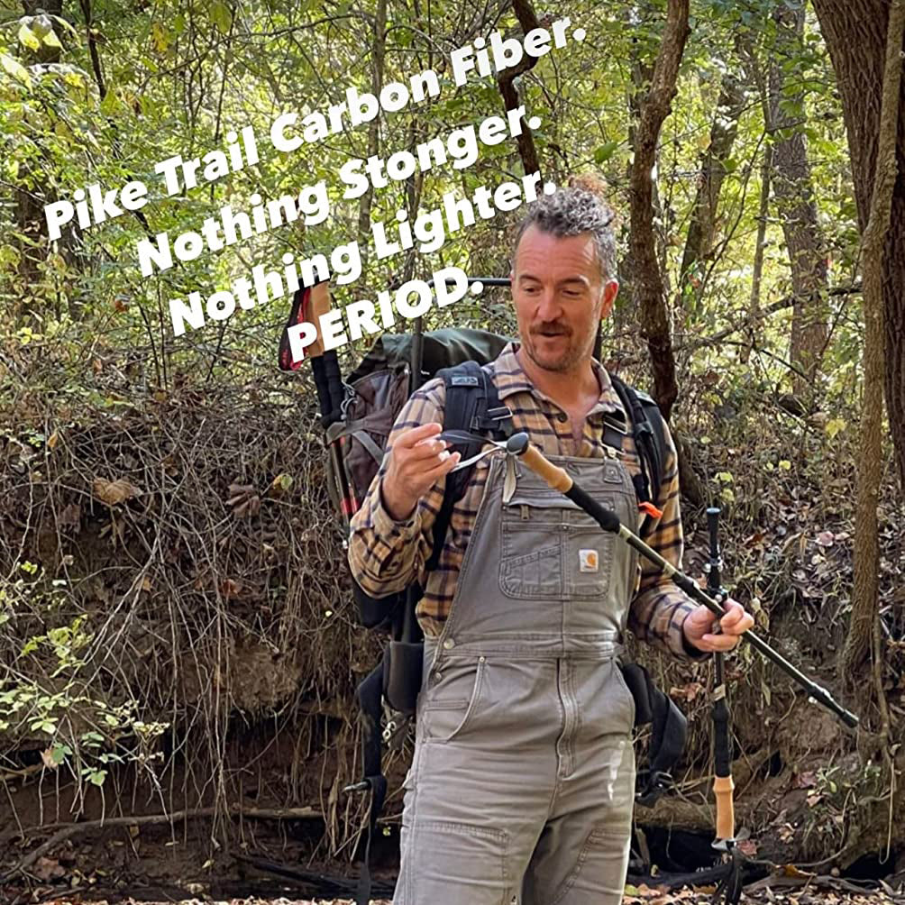 Pike Trail Carbon Fiber Trekking Poles – Lightweight, Adjustable Hiking Poles