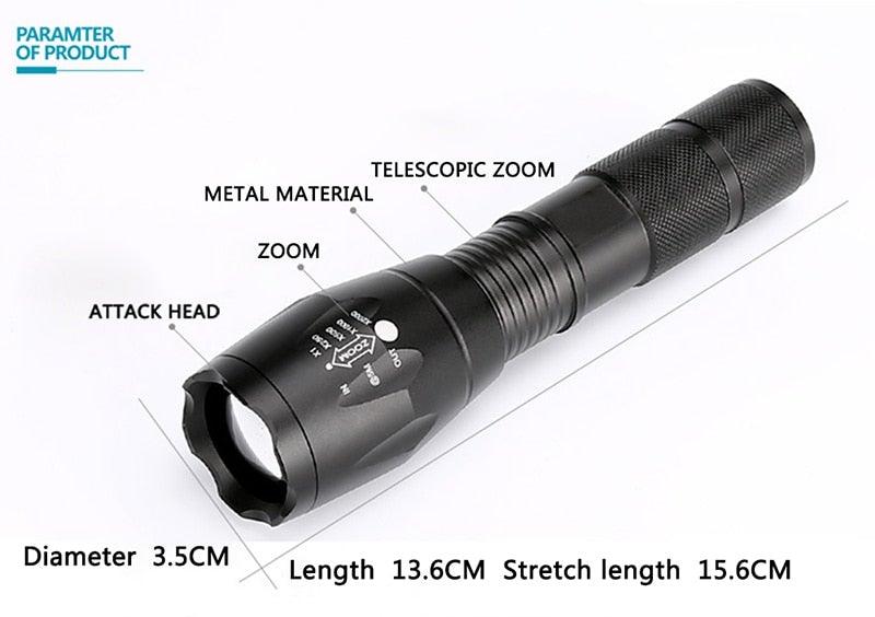 Waterproof Z45 Led Flashlight Ultra Bright Waterproof