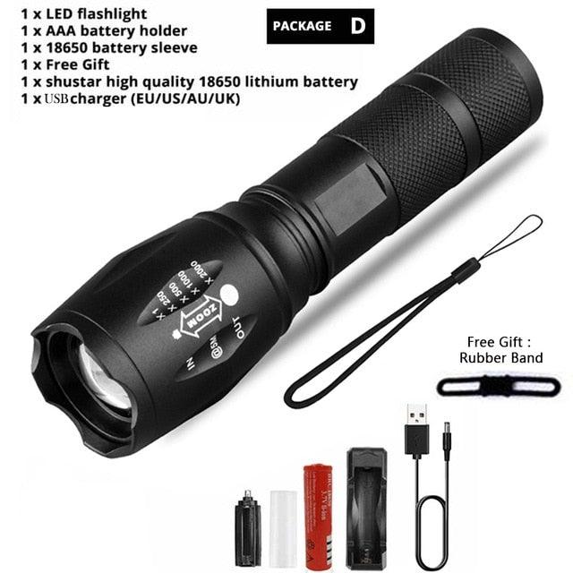 Waterproof Z45 Led Flashlight Ultra Bright Waterproof
