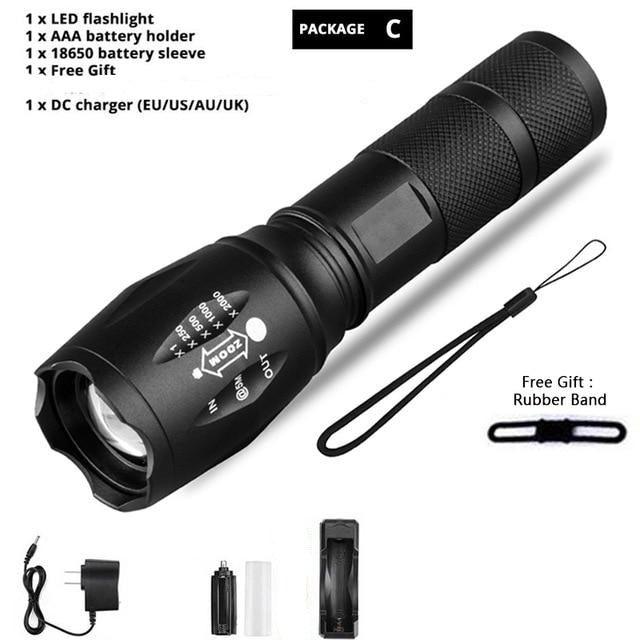 Waterproof Z45 Led Flashlight Ultra Bright Waterproof