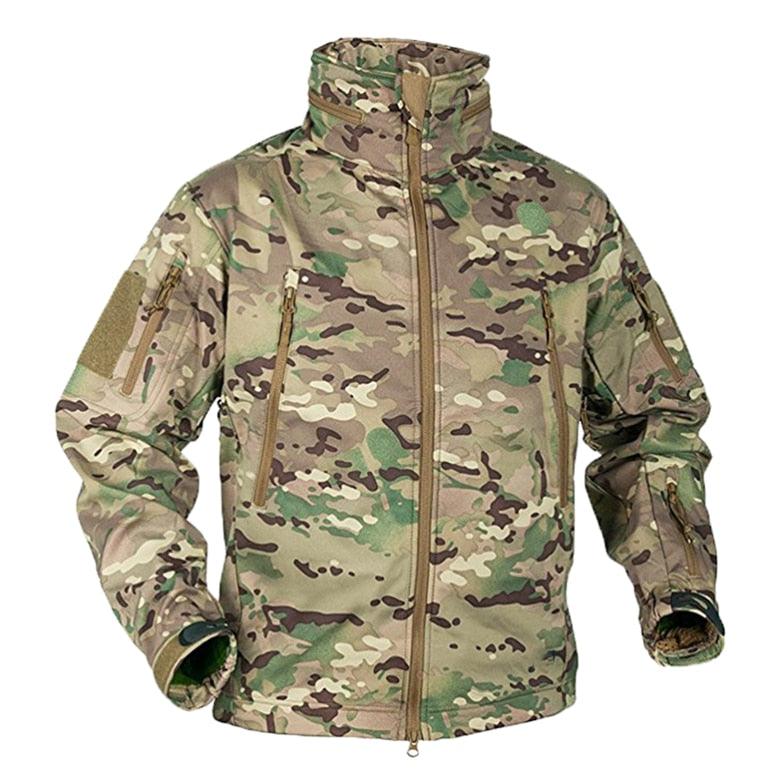 Winter Fleece Jacket Men  Waterproof Camouflage