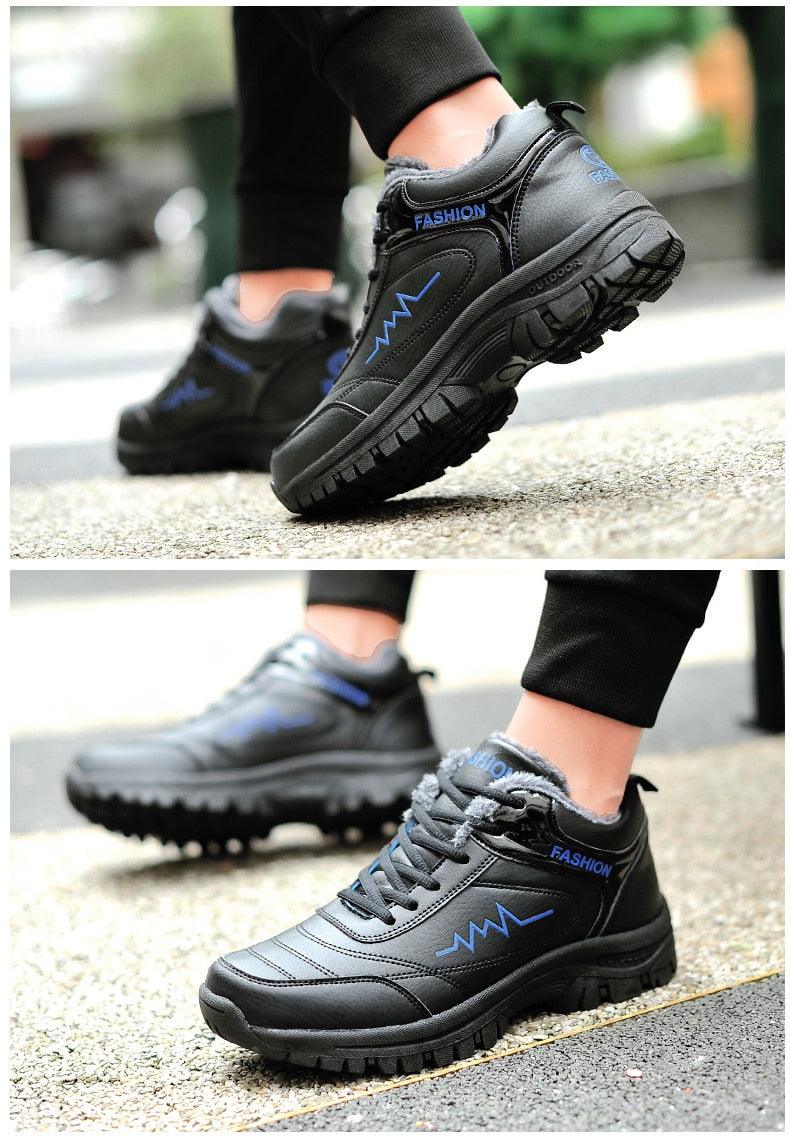 Winter Womens Mens Boots Shoes Plush Warm Sneakers Outdoor Waterproof