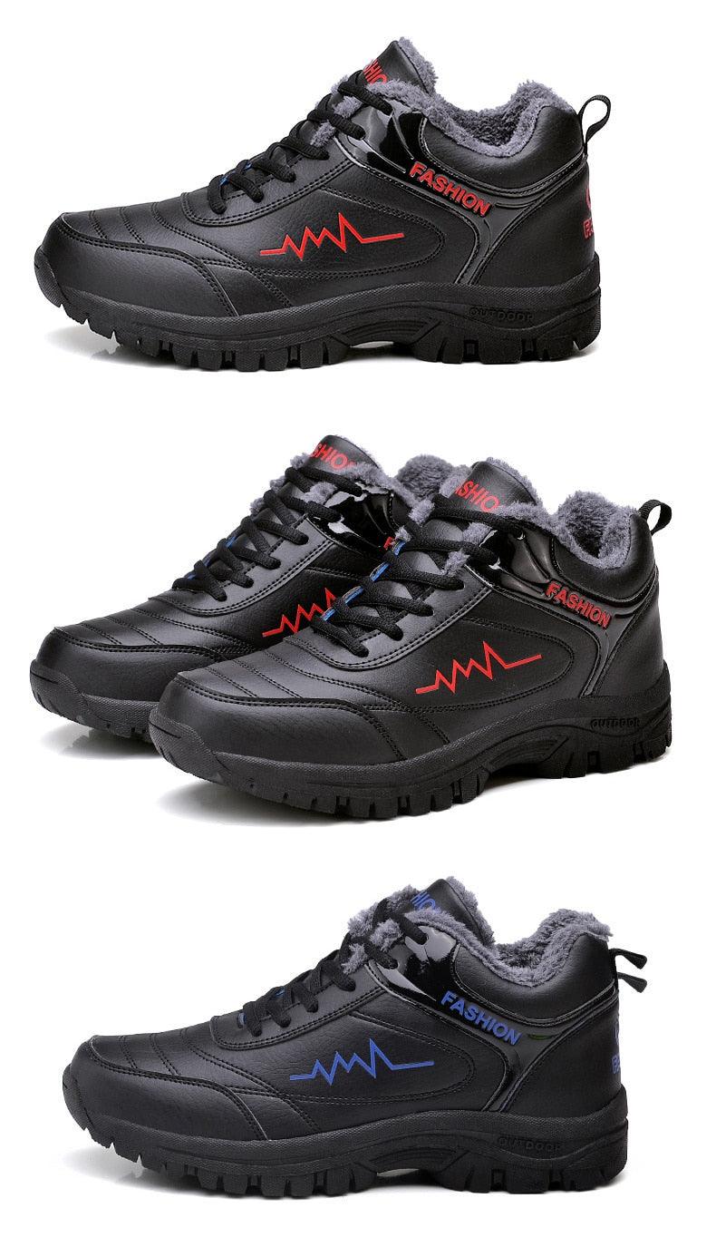 Winter Womens Mens Boots Shoes Plush Warm Sneakers Outdoor Waterproof