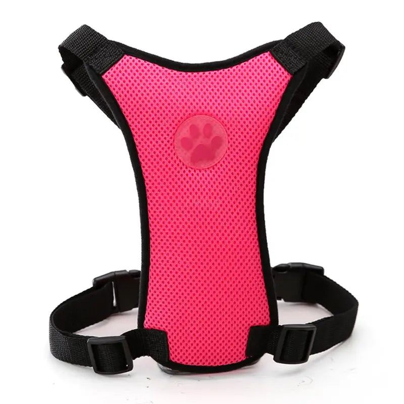 Dog  Breathable mesh chest straps for car safety